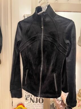 Lululemon limited edition velvet zip up jacket
